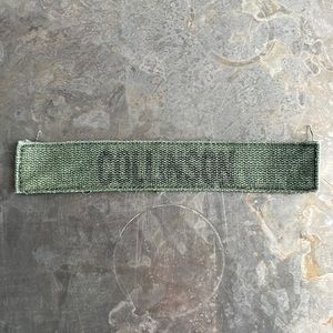 COLLINSON Vintage ‘Army Green’ Military Name Tape Patch